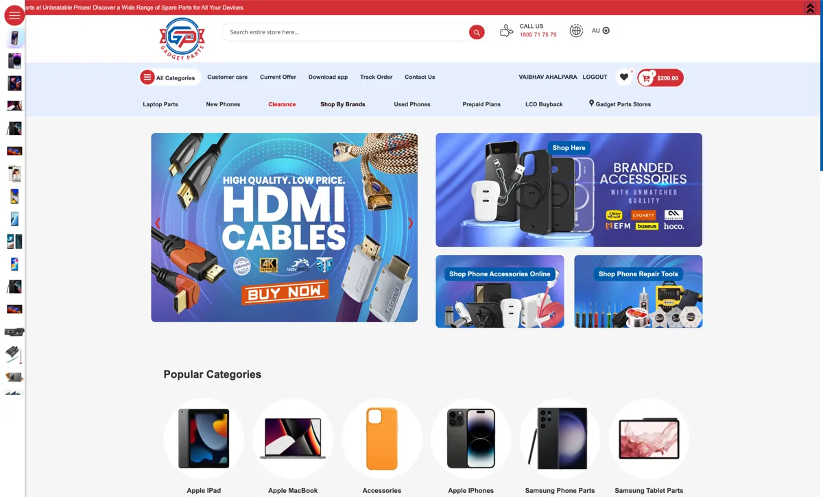 GadgetParts : migration du fournisseur australien de pièces détachées vers Magento 2