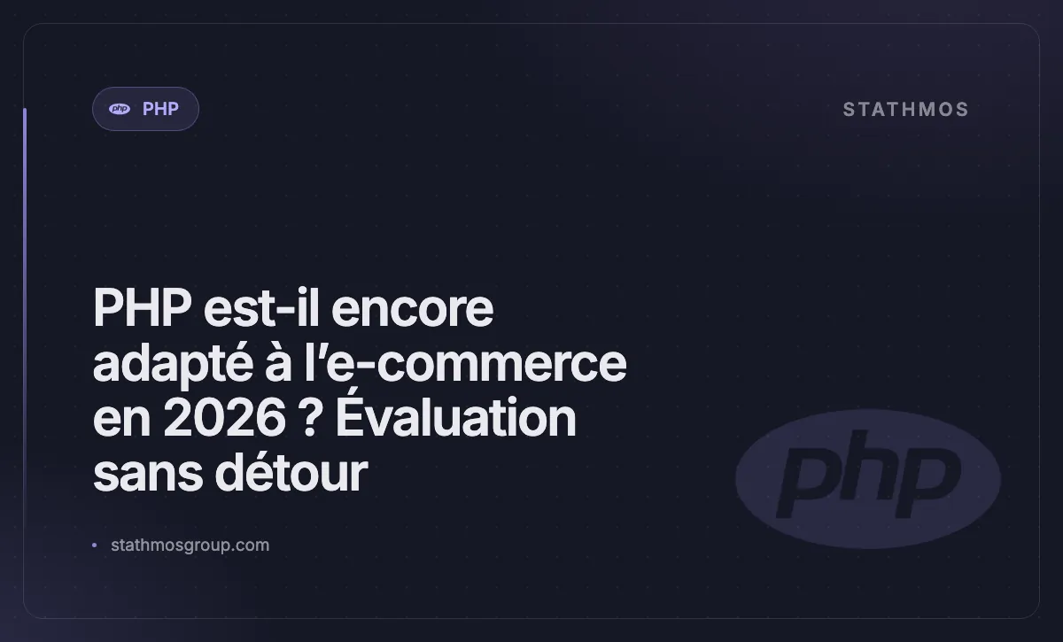 PHP est-il encore adapté à l’e-commerce en 2026 ? Évaluation sans détour