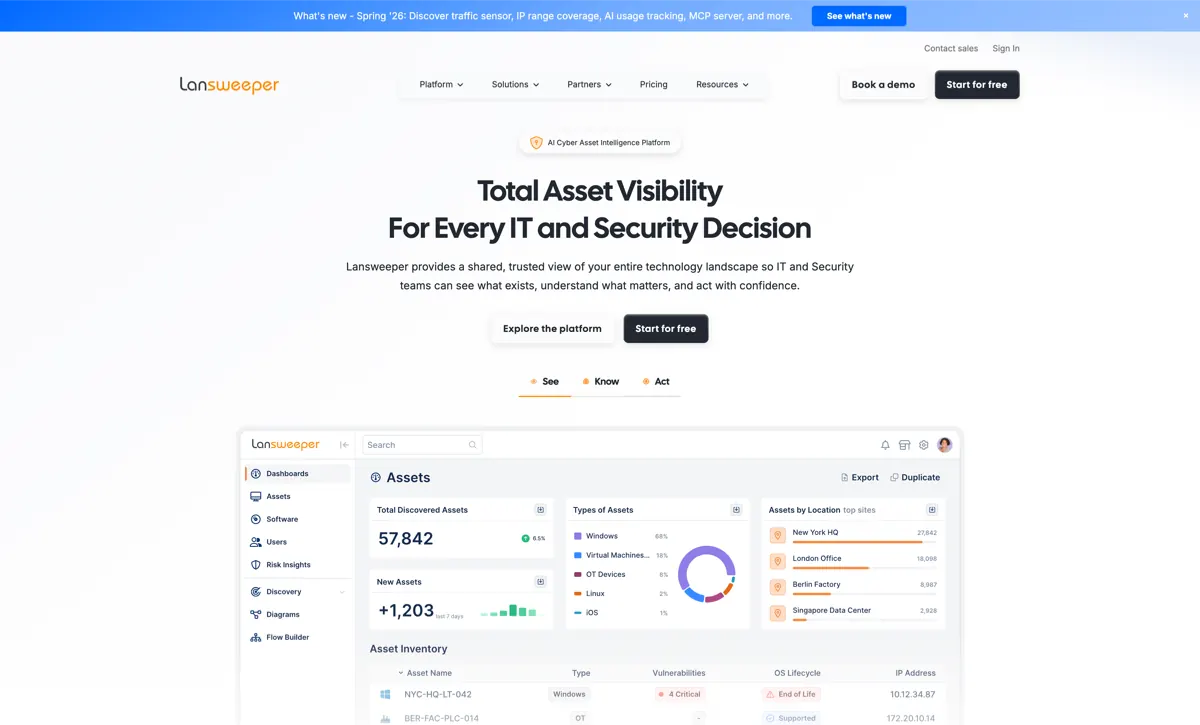Lansweeper : création et maintenance d’un site SaaS mondial sous Laravel