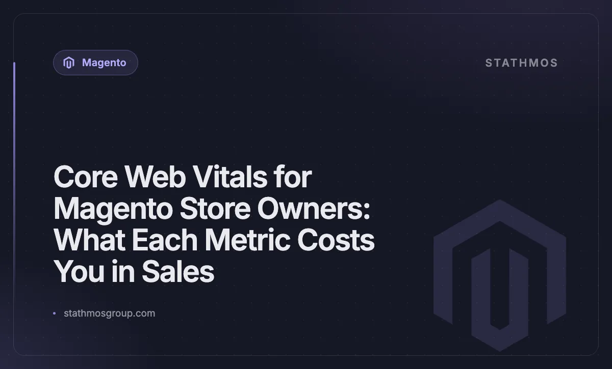 Core Web Vitals for Magento Store Owners: What Each Metric Costs You in Sales