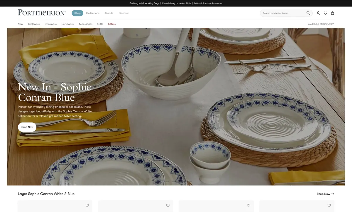 Portmeirion : refonte Magento avec prédiction de stock par IA