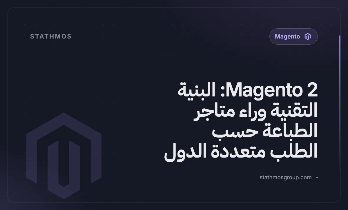 Magento 2: البنية التقنية وراء متاجر الطباعة حسب الطلب متعددة الدول