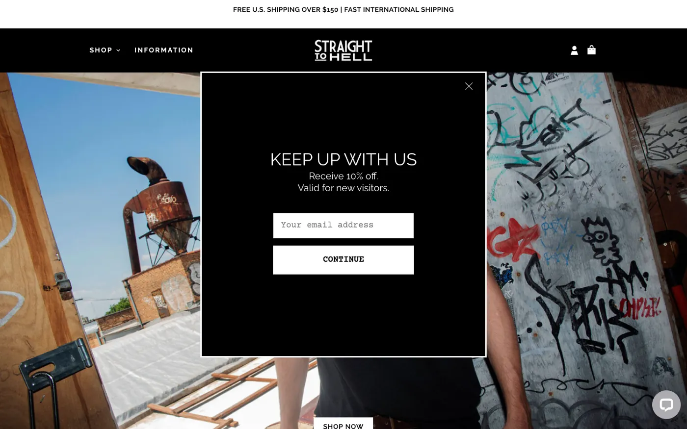 Startseite von Straight To Hell Apparel — Chicagoer Lederjackenmarke auf WooCommerce