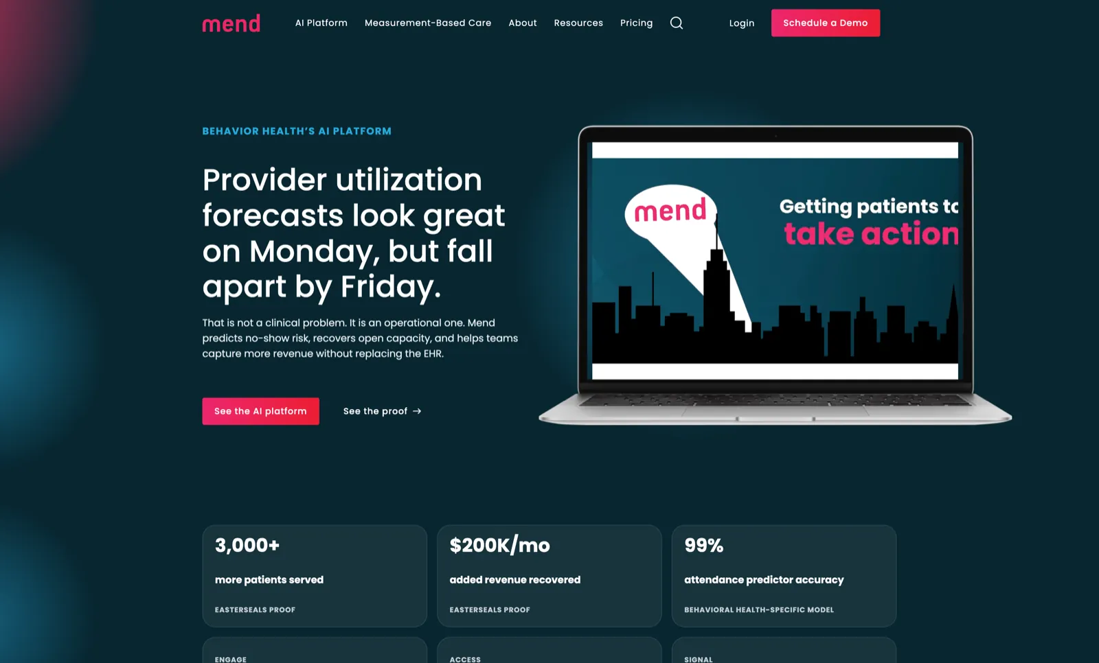 Mend website — WordPress · AI integration