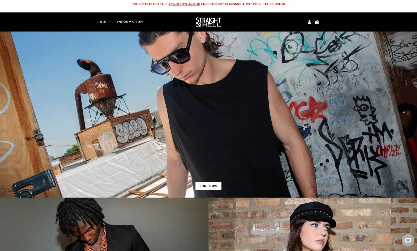 Straight To Hell website — WooCommerce · Migration & theme